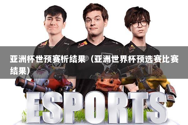 亚洲杯世预赛析结果（亚洲世界杯预选赛比赛结果）